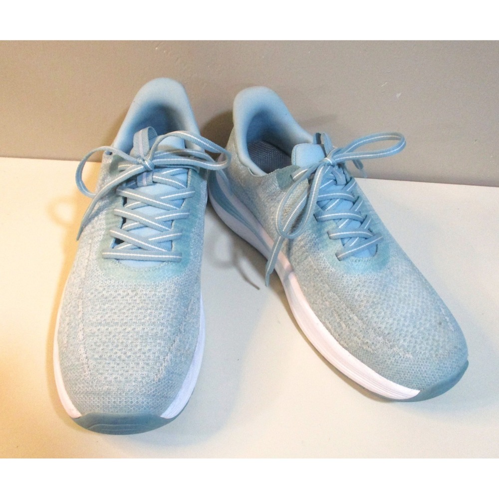 Orthofeet 80022 Light Blue Knit Walking Shoes Womens 9 Wide D
